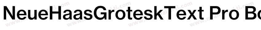 NeueHaasGroteskText Pro Bold字体转换